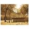 Designart - Beautiful Rural African Huts - Oversized Landscape Canvas Art
